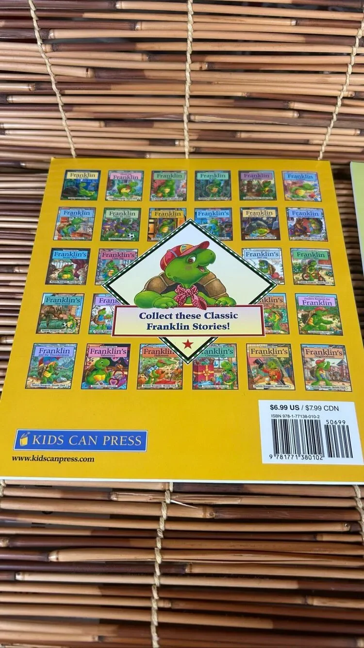 Franklin Paperback Book Set of 2 Bourgeois and Clark Goes to School and Plays Ga